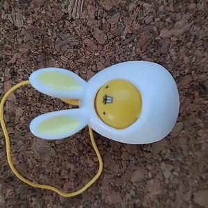 Egg circus, egg in rabbit costume